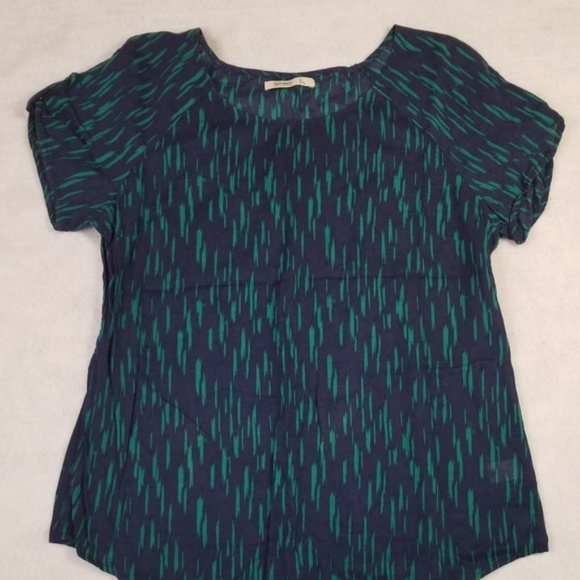 Old Navy Tops - Old Navy Women Large Blue Short Sleve Blouse